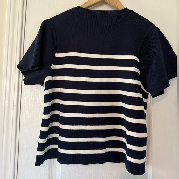 Tuckernuck Navy and White Striped Knit Kirby Top - Picture 15 of 16